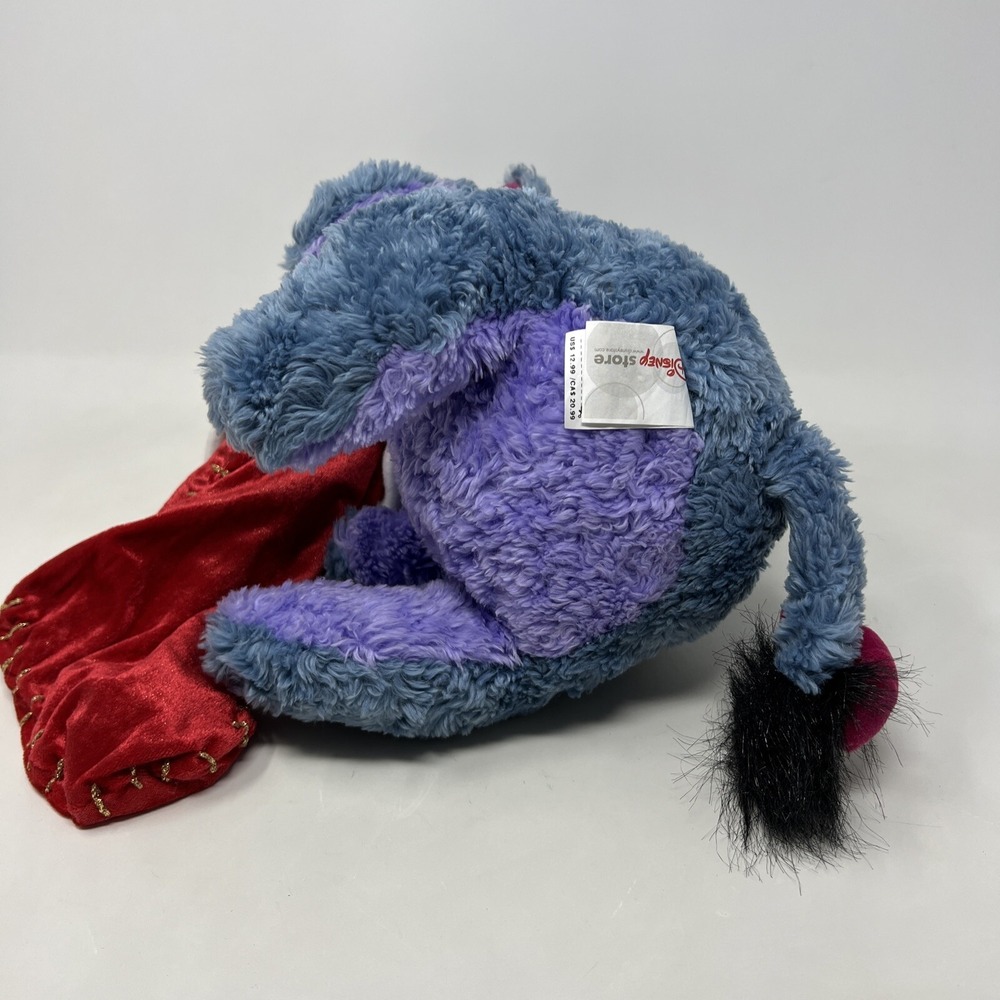 Disney Store 2001 Eeyore Winnie the Pooh Christmas Stocking Plush Toy 12" - Picture 6 of 6